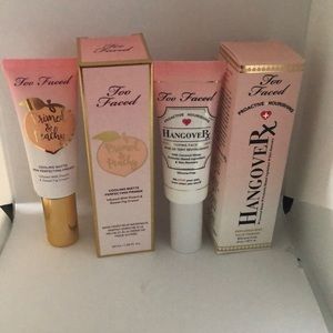 Too faced hangoverx primer & primed and peachy